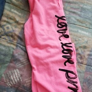 NEW Victoria's Secret PINK Campus Sweats small